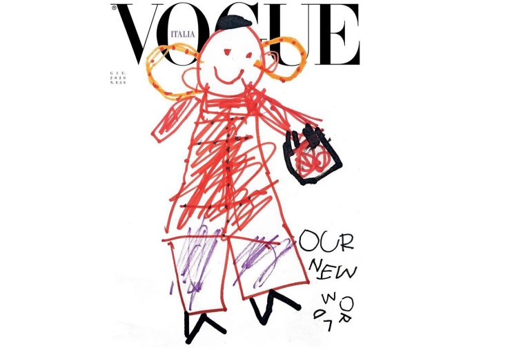Діти намалювали обкладинку для журналу Vogue