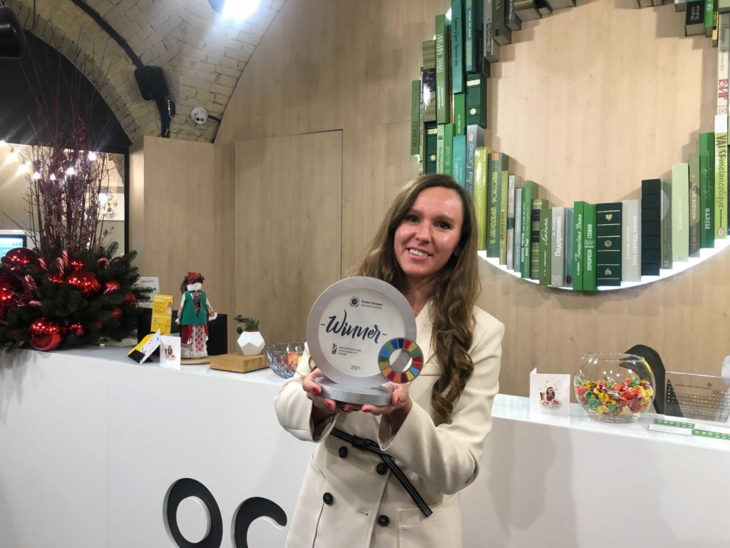 «Освіторія» отримала одну з головних нагород у конкурсі Partnership for Sustainability Award 2021