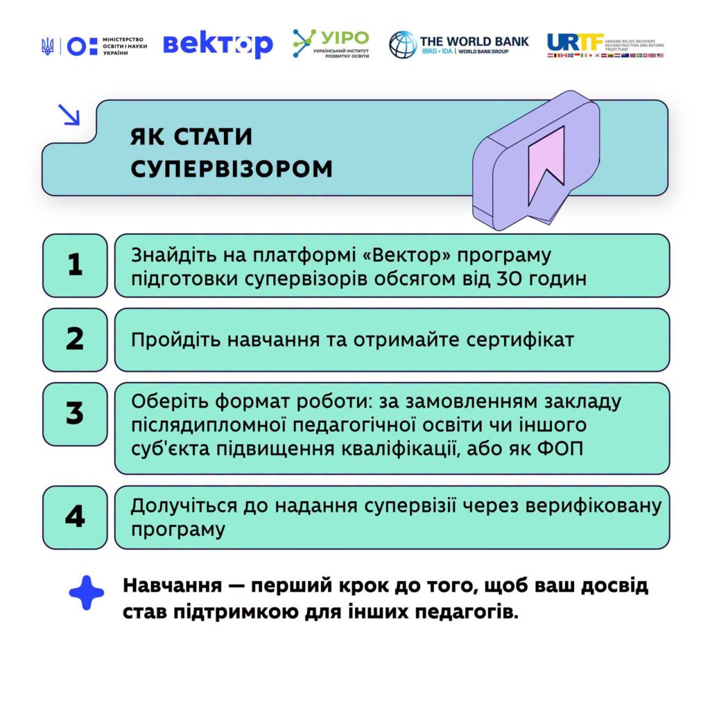 Супервізія для педагогів: як отримати професійну підтримку за державні кошти