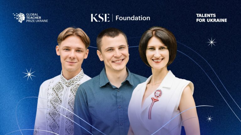 Global Teacher Prize Ukraine 2026 та KSE Foundation відзначили трьох учителів