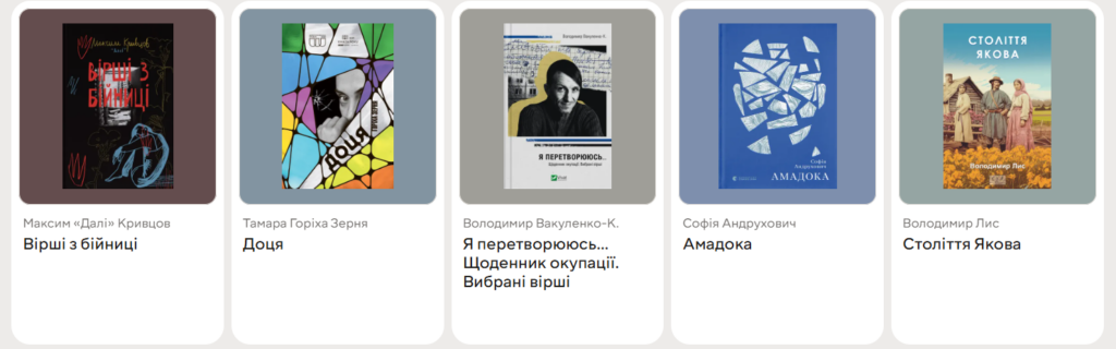 «Я бачу, вас цікавить пітьма», «Мова-меч» і «Вірші з бійниці»: українці обрали 35 знакових книжок Незалежності