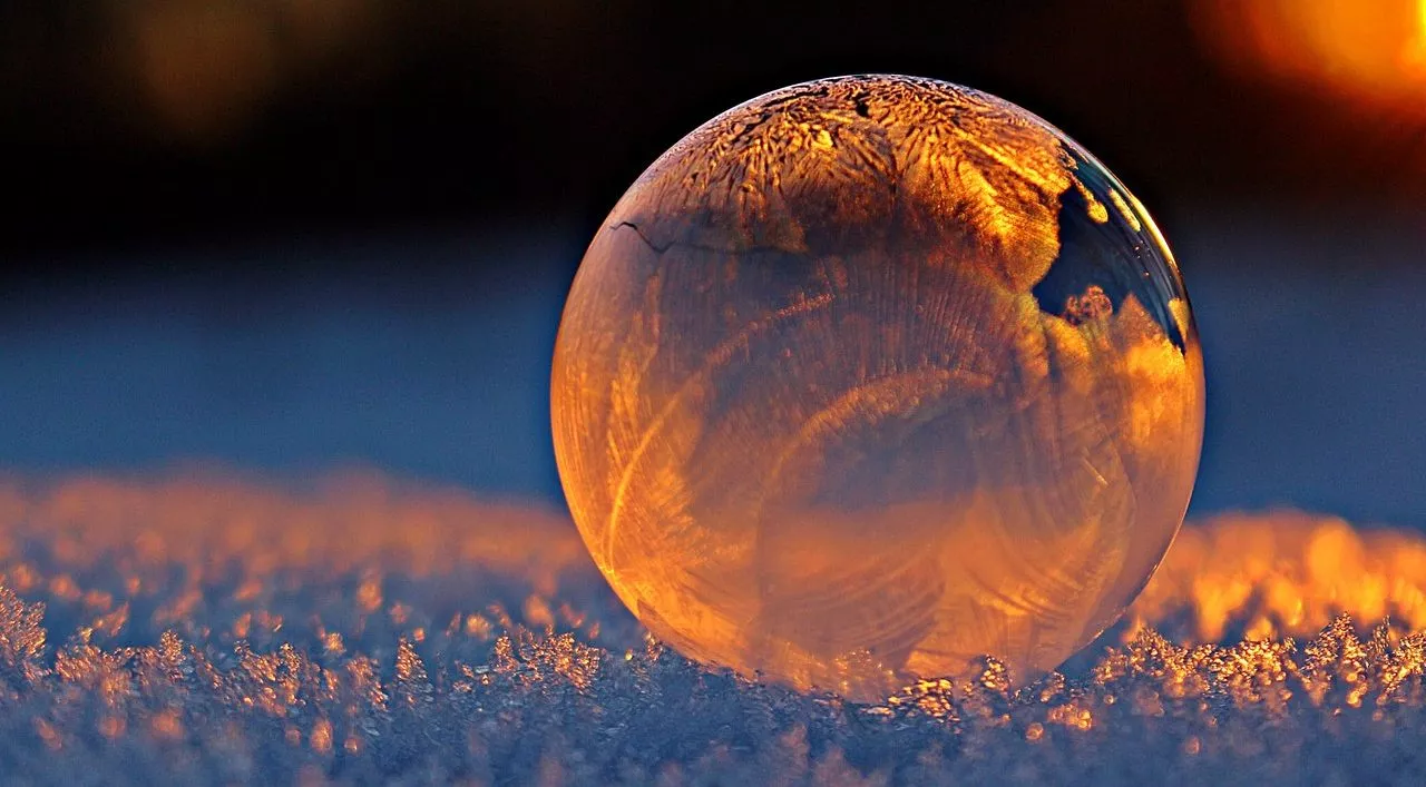 бульбашки на морозі